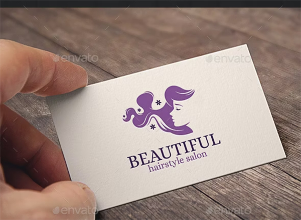 Beautiful Hair Salon Logo Design