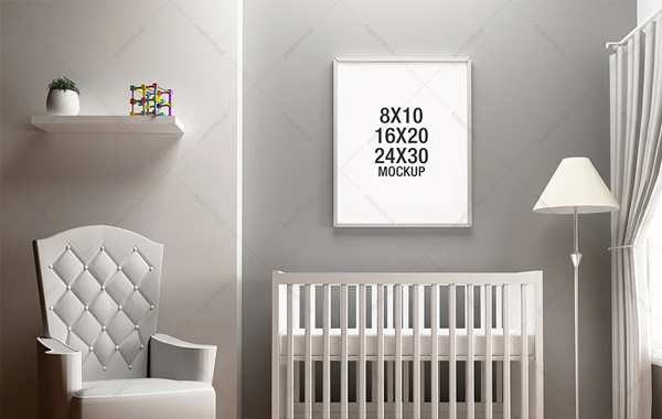 Kids Room Carpets Mockup