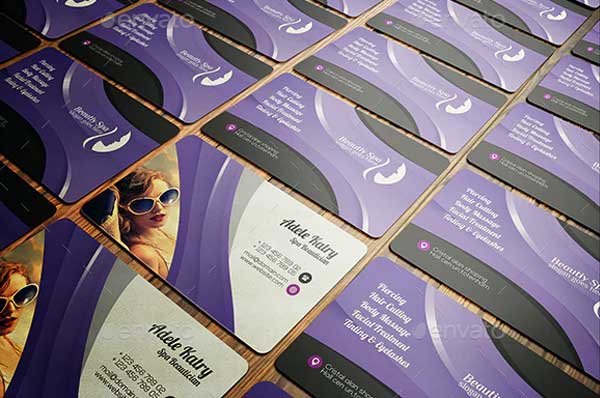 Beauty & Spa Business Card Design