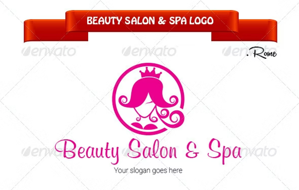 Beauty Salon & Spa Logo Template