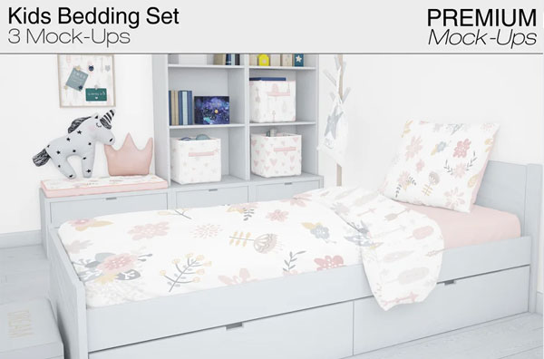 Bed Linens Mockup Bundle