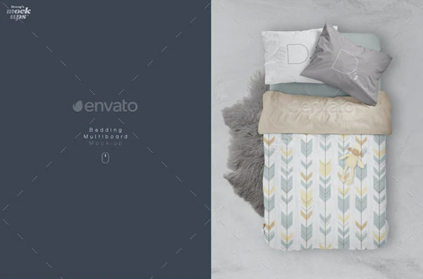 Bed Multiboard Mockup