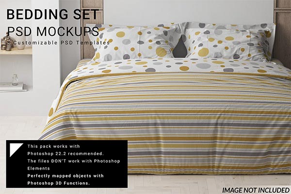 Bedding Mockups Set PSD