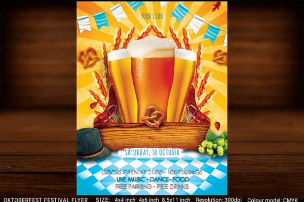 Beer Fest Menu Templates