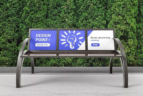 Bench Advertising Mockups