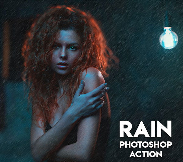 Best Rain Effect Photoshop Action