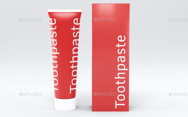 Best Toothpaste Box Mockups Free
