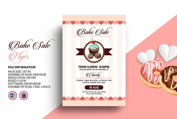 Best Bake Sale Flyer Template
