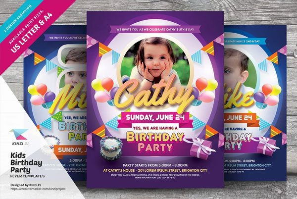 Best Birthday Flyer Template