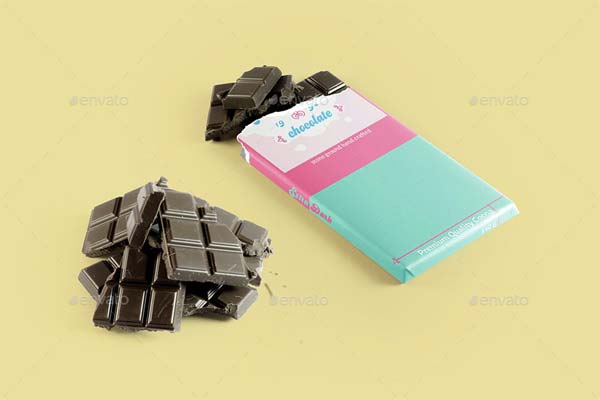 Vibrant Chocolate Bar Packaging Mockups – Bold and Colorful Designs for Standout Branding | Premium PSD, AI and Vector Templates