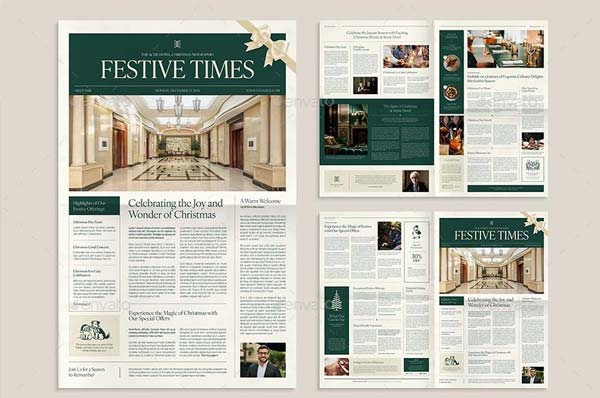 28+ Christmas Newsletter Templates – Free & Premium PSD Vector EPS Downloads