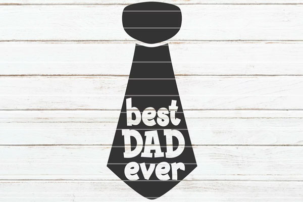 Best Dad Ever Tie Mockup