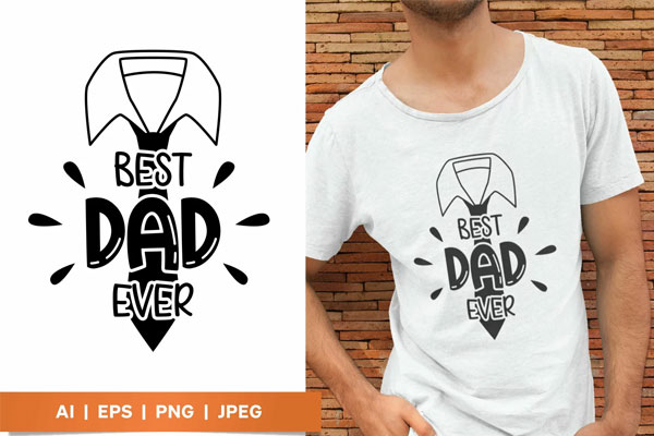 Best Dad Tie Mockup