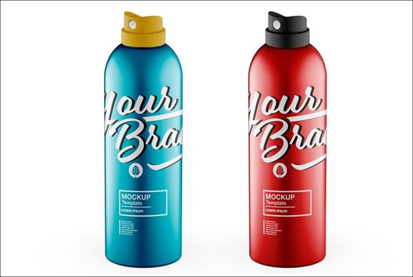 Best Deodorant Spray Bottle Mockup