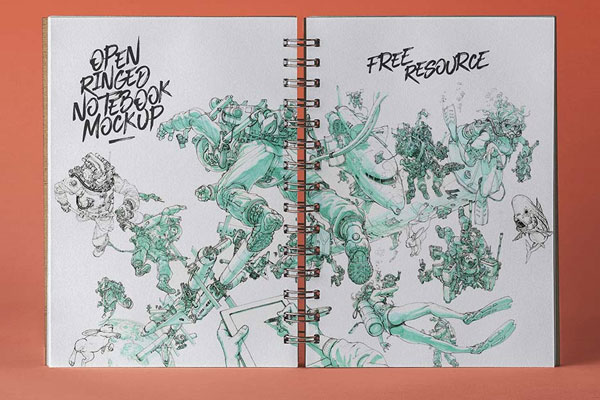 Best Free Sketchbook Mockup