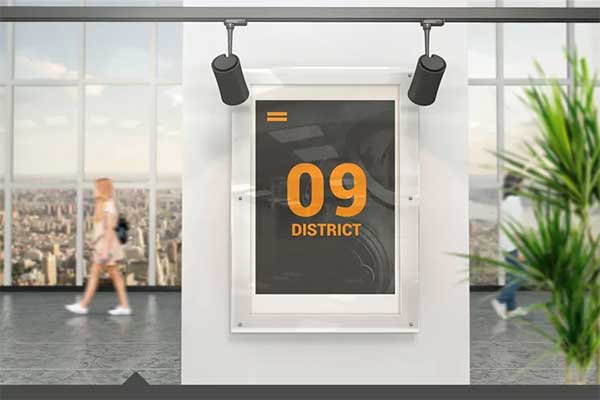 Best Indoor Poster Mockups Template
