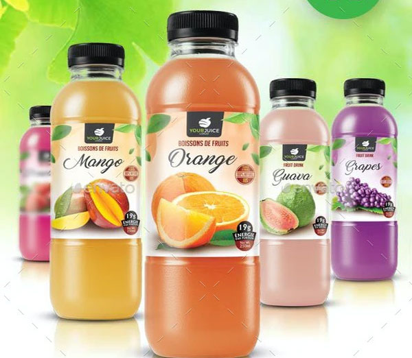 Best Juice Bottle Label Templates