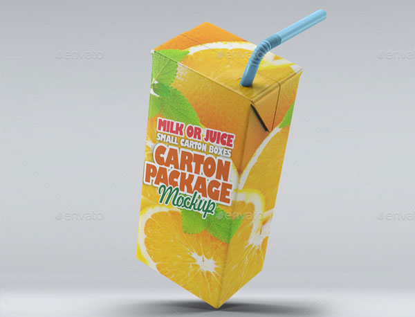 Best Juice Box Mockup Free Download