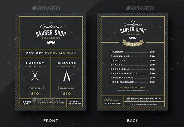 Best Men Salon Flyer