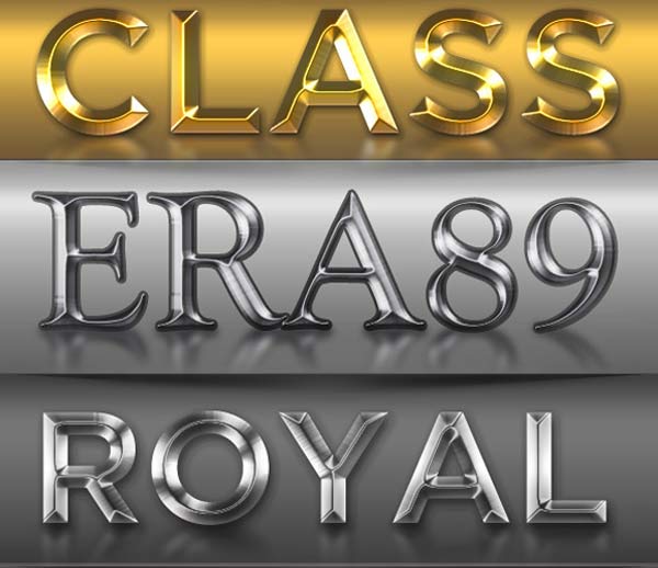 Best Metal Photoshop Styles Free Download