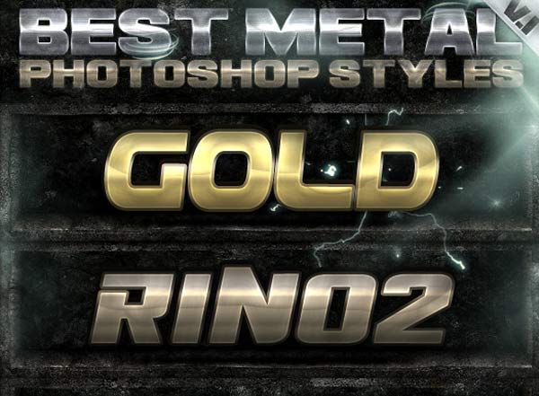 Best Metal Photoshop Styles – Free & Premium Editable PSD, Ai, Vector, EPS, PNG, TIFF, ABR, ATN Format Styles Download