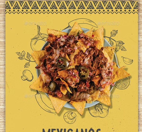 Best Mexican Food Menu Flyer Template