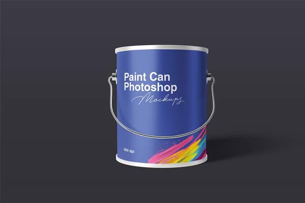 Best Paint Can Mockups Download