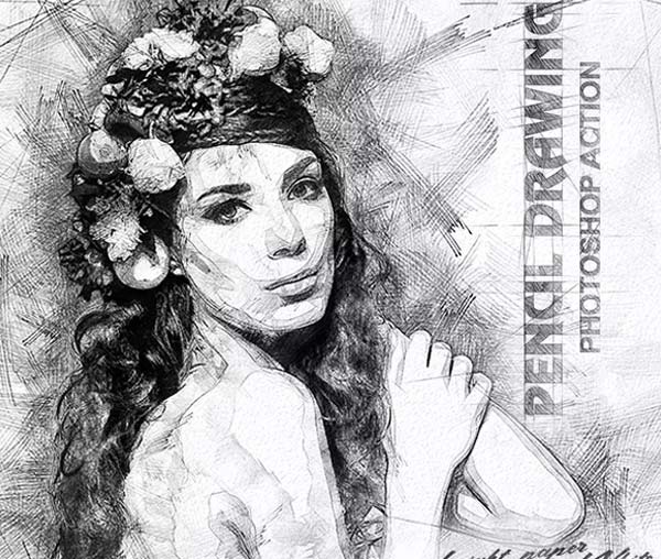 Best Pencil Drawing Photoshop Action