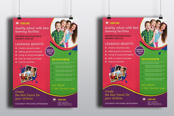 Best School Admission Flyer