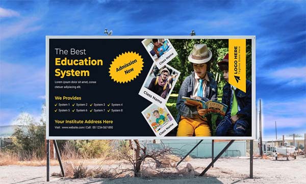 25+ School Billboard Templates | PSD | Ai | Word | InDesign Design Templates Free & Premium Download