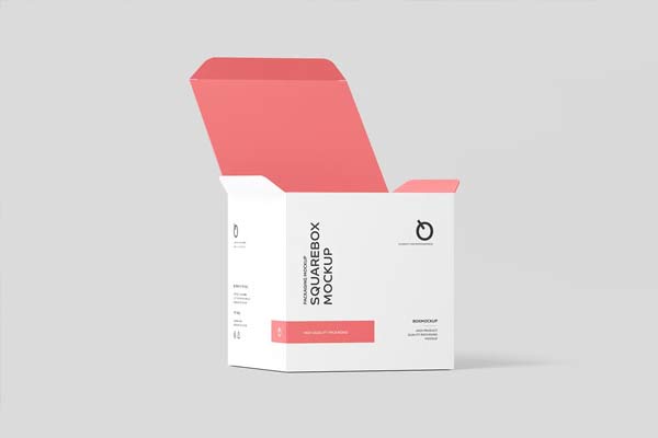 Square Box Mockups – Versatile Layouts for Detailed Product Displays | Free & Premium PSD, AI Files Download