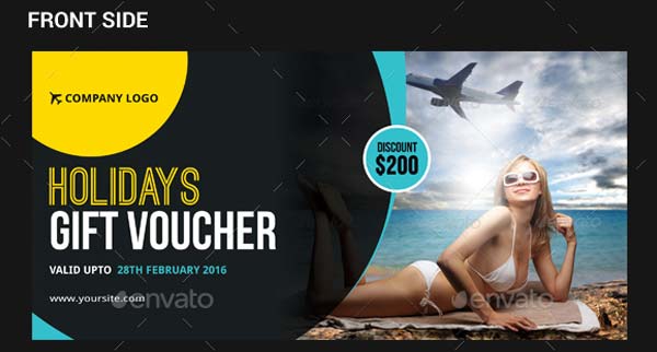 Best Travel Gift Voucher Templates – Elegant & Classy Designs for Resorts & Accommodations | Customizable PSD and Vector File Formats