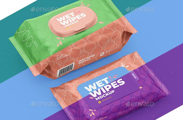 Wet Wipes Mockups | 24+ Free & Premium PSD Mockup Templates | Templateupdates