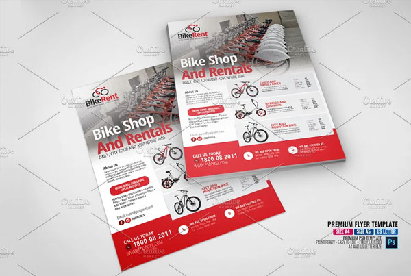 Bicycle Rental Company Flyer