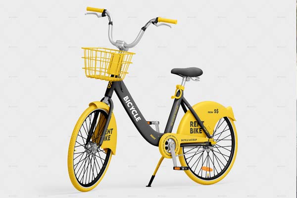 Bicycle Sharing System Mockup Set