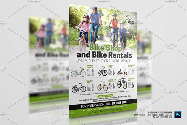 Bicycle for Rent Flyer