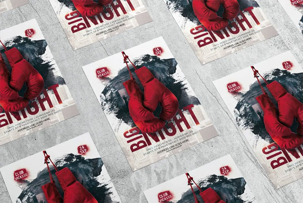 Big Night Boxing Event Template