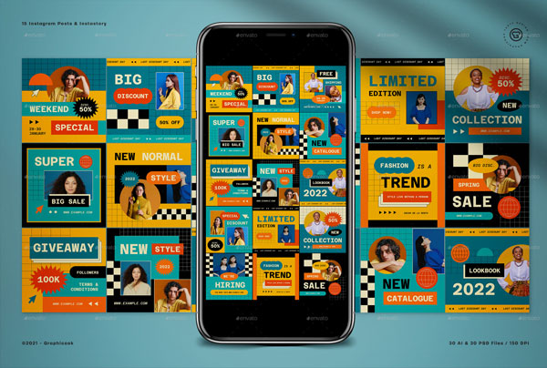 Big Sale Retro Instagram Pack