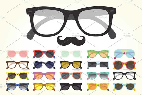 Big Sunglasses Mockup Set