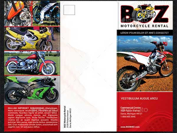 Bike Rental Brochure Templates