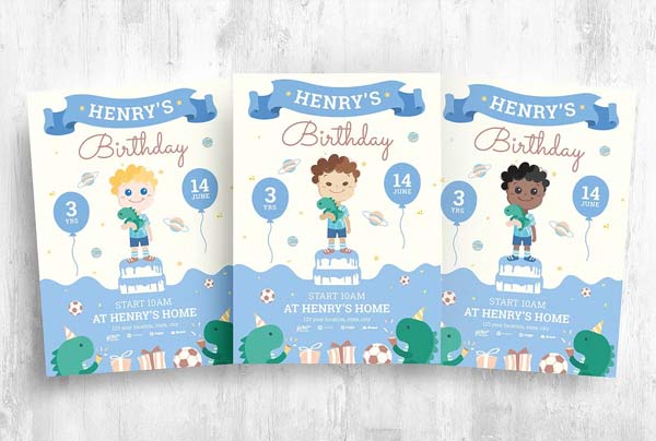 Birthday Event Invitation Design