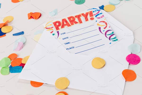 Birthday Party Containing Template