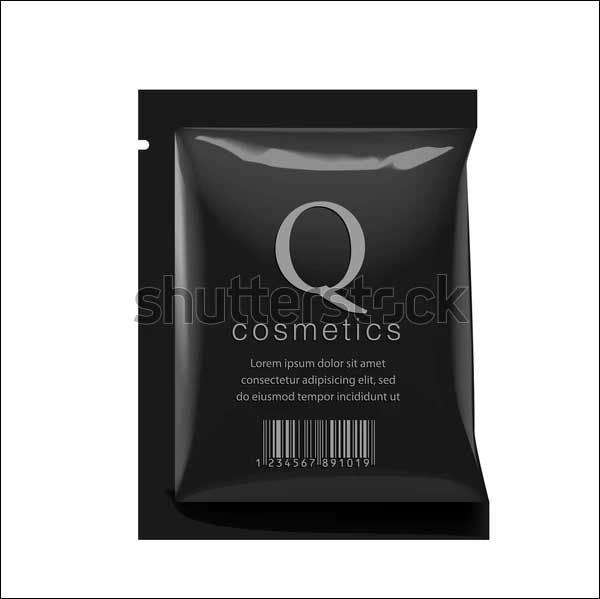 Black Color Wipes Mockup