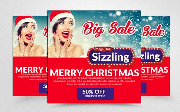 Black Friday Christmas Sale Banner