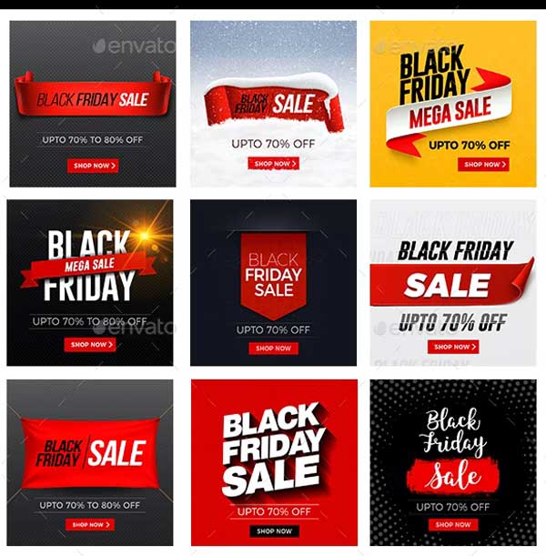 Black Friday Sale Banners