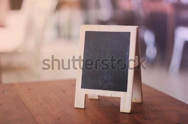 Blackboard Menu Mockup