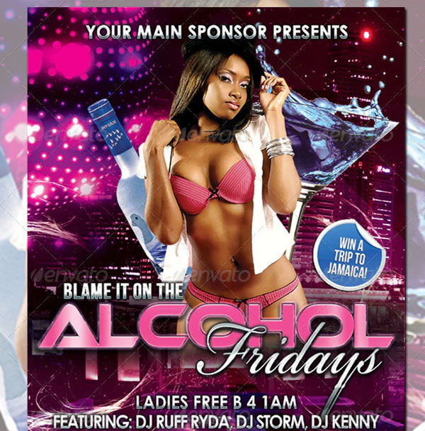 Blame It Club Flyer