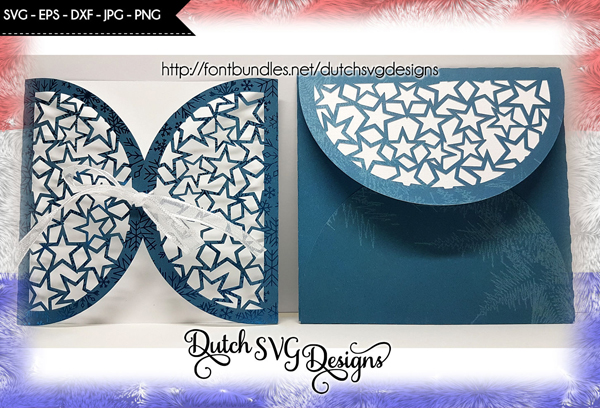 Blank Christmas Card with Envelope