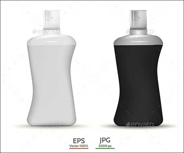 Shampoo Bottles Mockup Templates