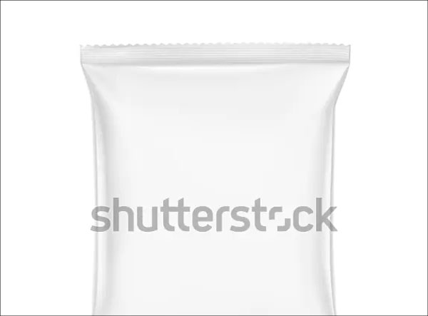 Blank Chips Snack Bag Mockups